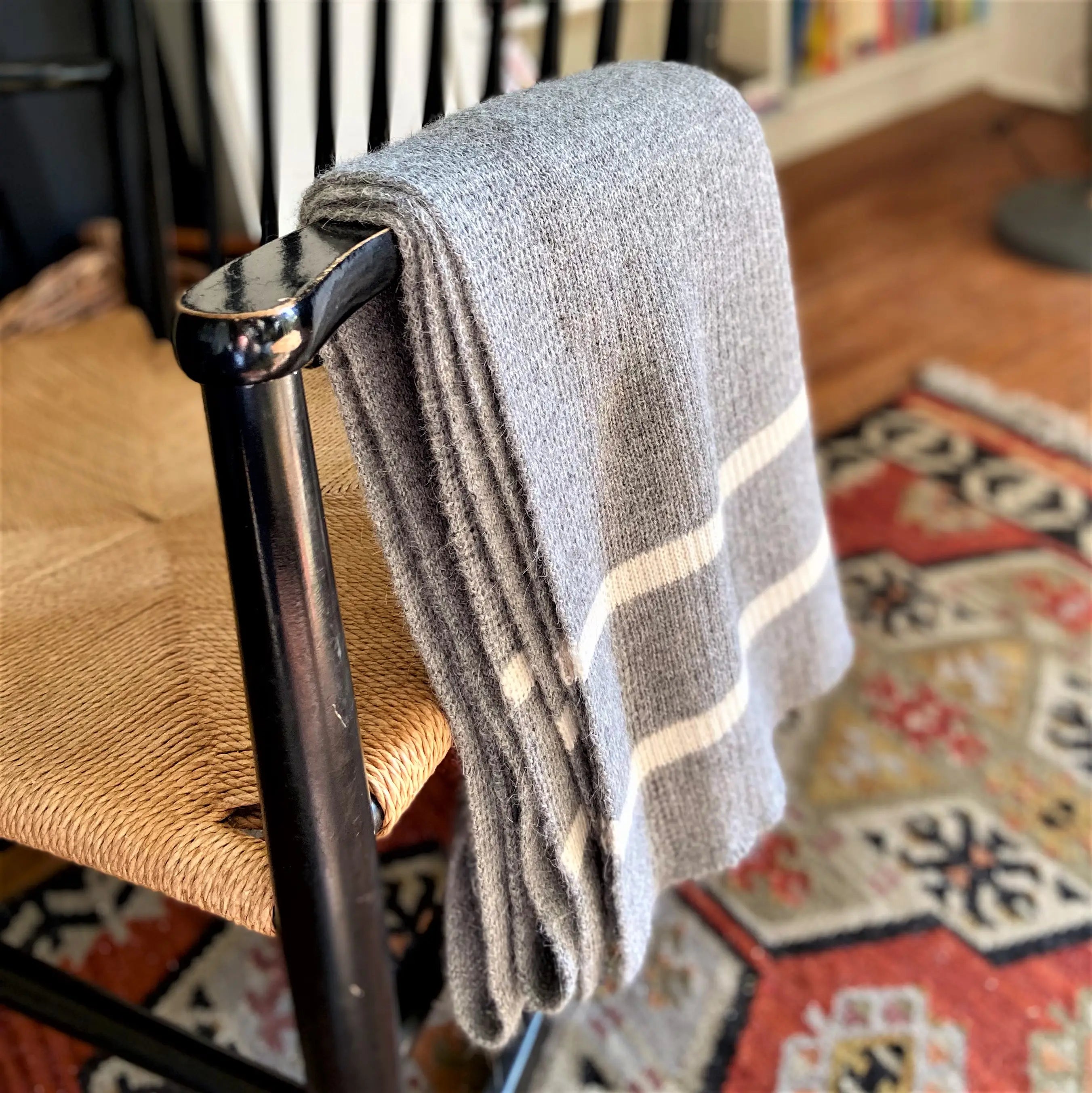 The "Consecon" Alpaca Throw/Blanket SHED Chetwyn Farms