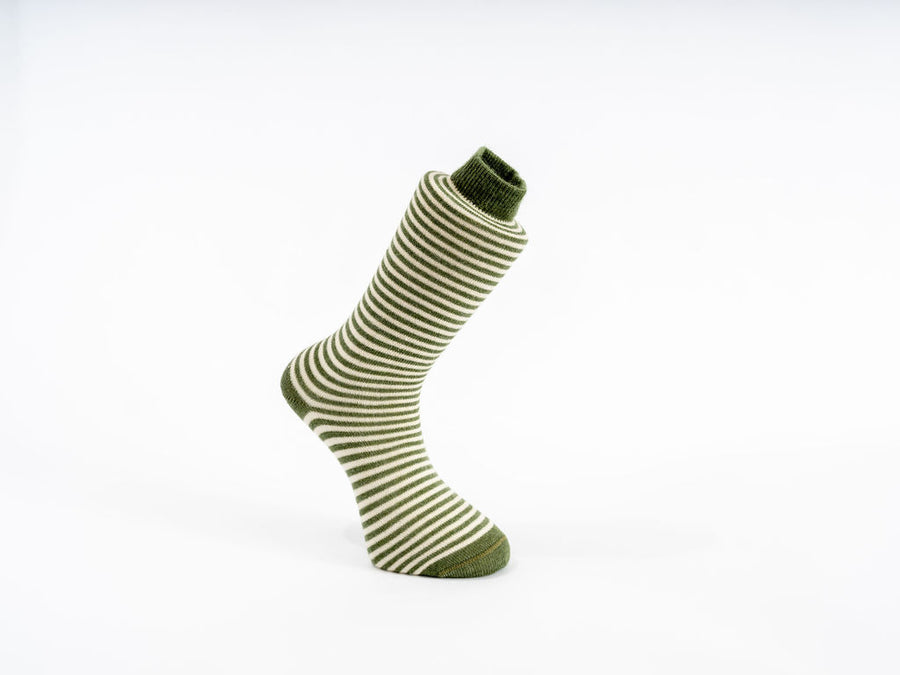Alpaca Socks - Ladies Everyday Casual “Stripy”