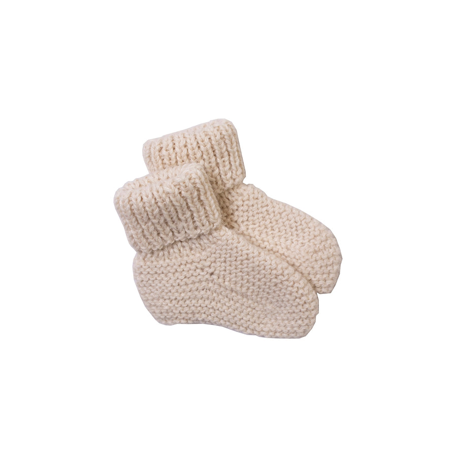 Alpaca Booties - traditional new-born & baby  sock