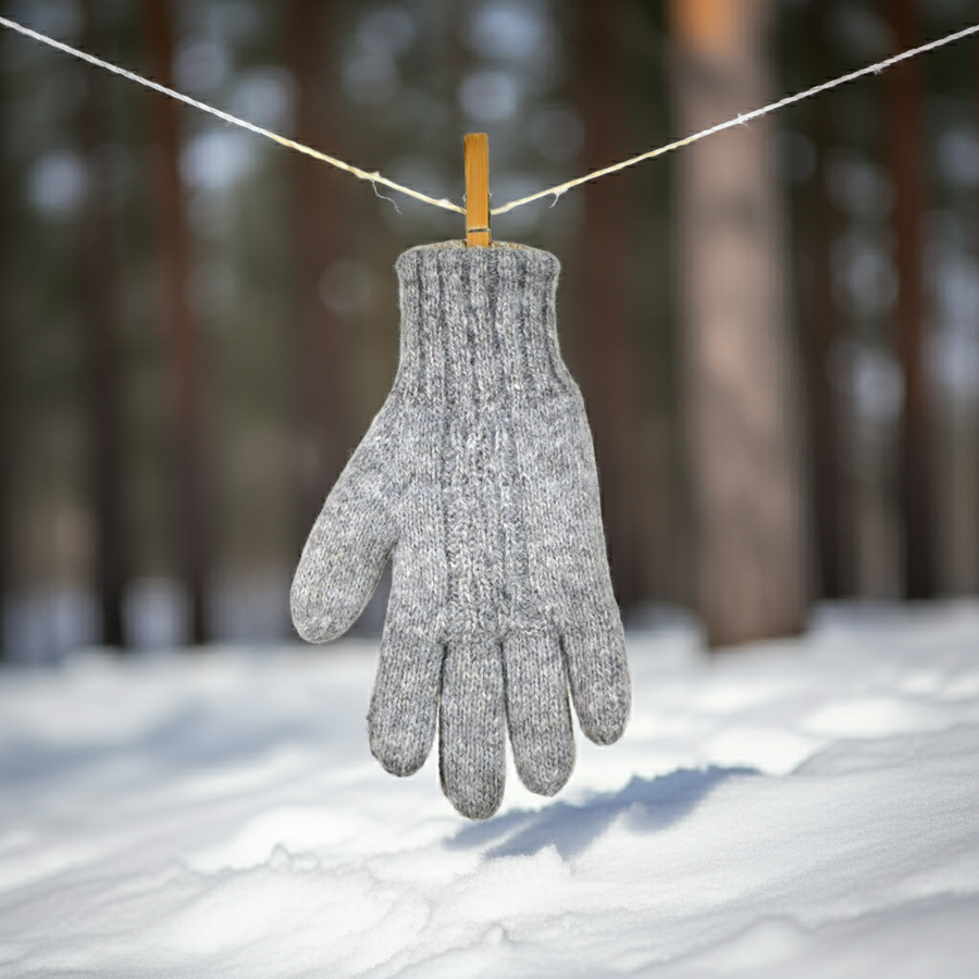 Gloves - Hand-knit, Reversible