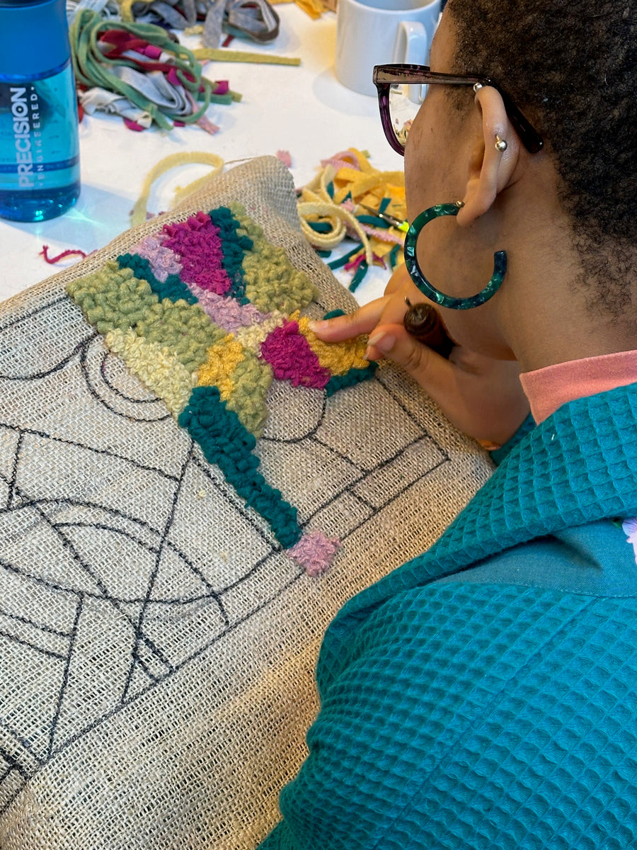 Hand-Hooked Textile Workshop with Graham Hollick | Alpaca Farm