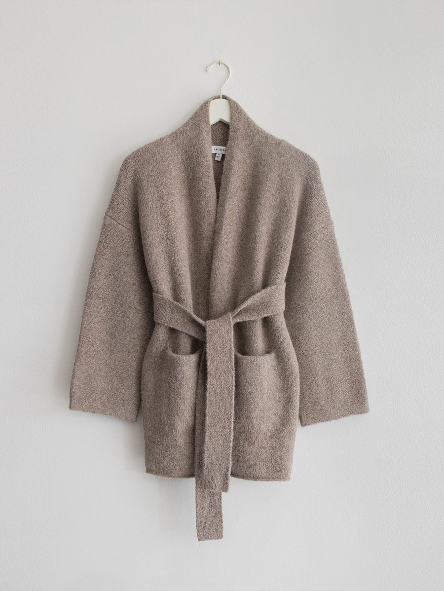 Coat - Belted Alpaca Coat