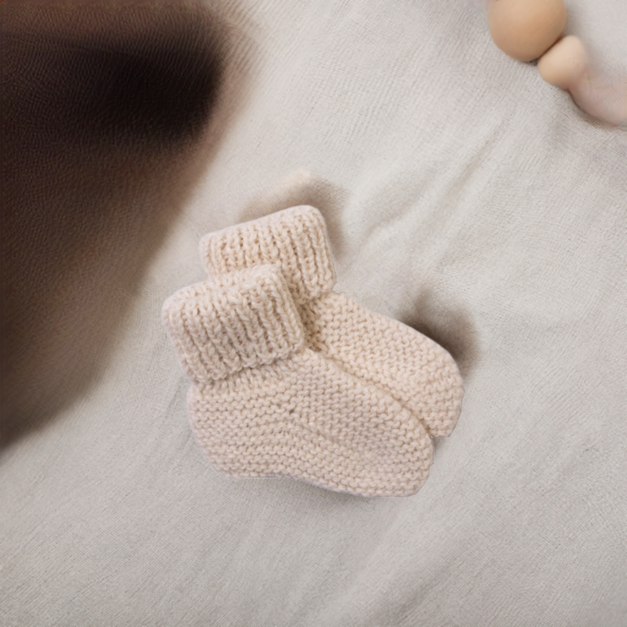 Alpaca Booties - traditional new-born & baby  sock