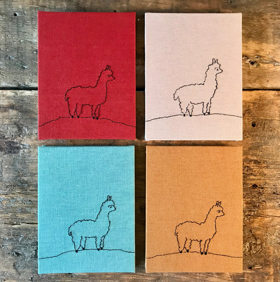 Alpaca Journal - Hand-Bound Alpaca design