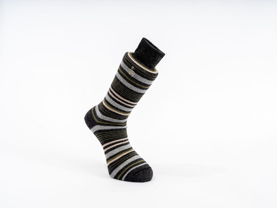 Alpaca Sock - Business-Dress Striped