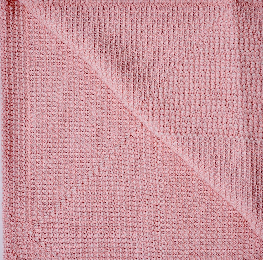 Alpaca Baby Blanket - Triangle-textured knit