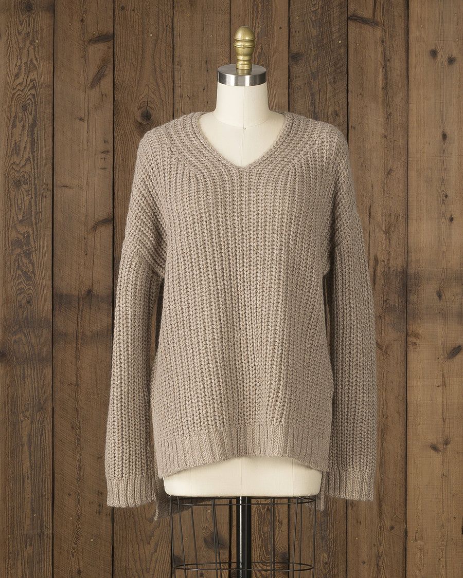 Alpaca Sweater - The “Sandbanks” Oversized Sweater