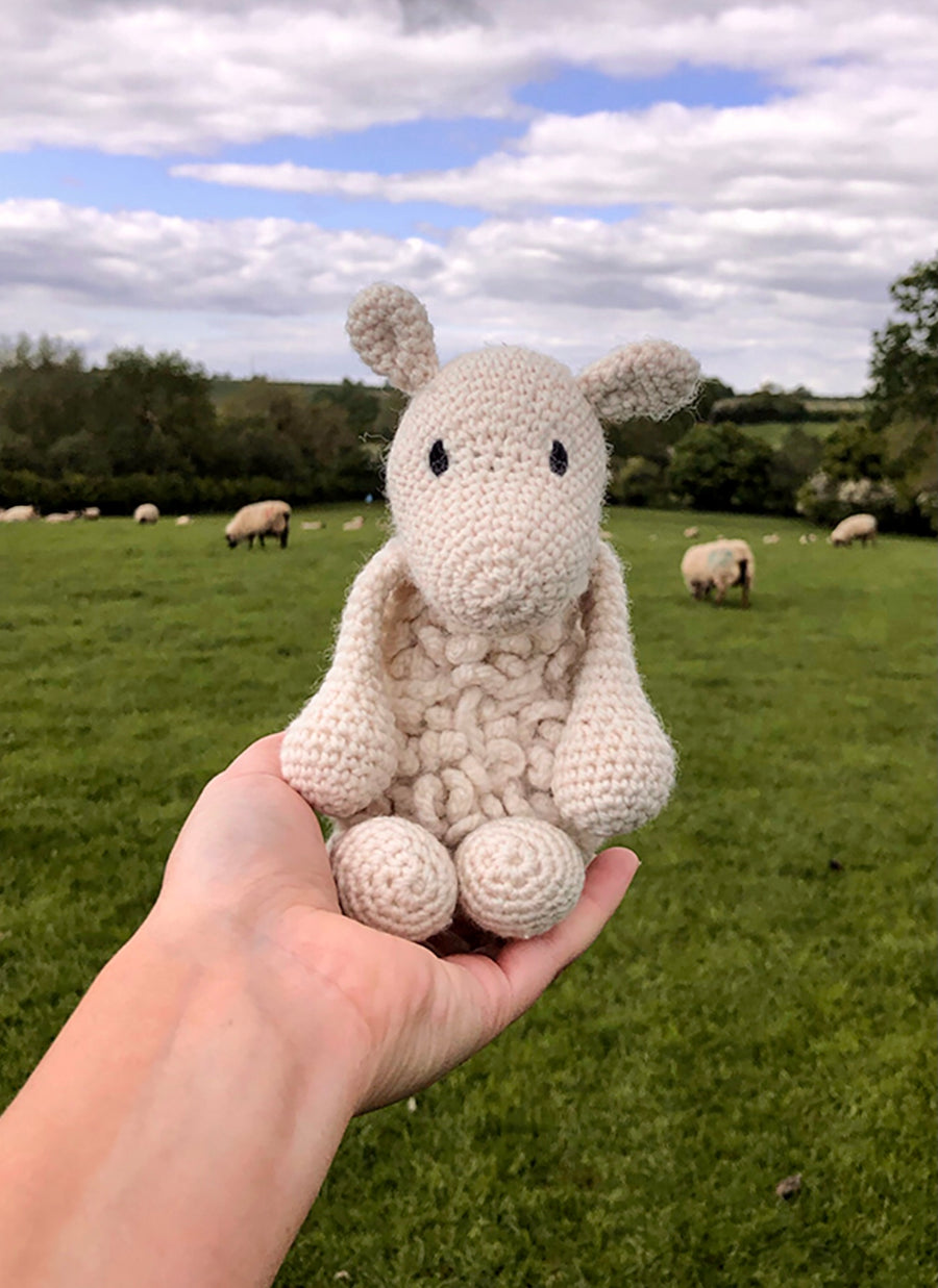 Alpaca Crochet Kit - Simon the “Sheep”