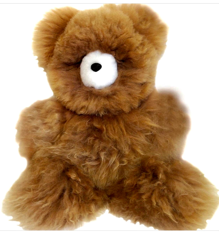 10 IN 13 IN Real Super Baby Alpaka Suri Teddybär CAMEL Peru 10 IN 13 IN Real Super Baby Alpaka Suri Teddybär CAMEL Peru