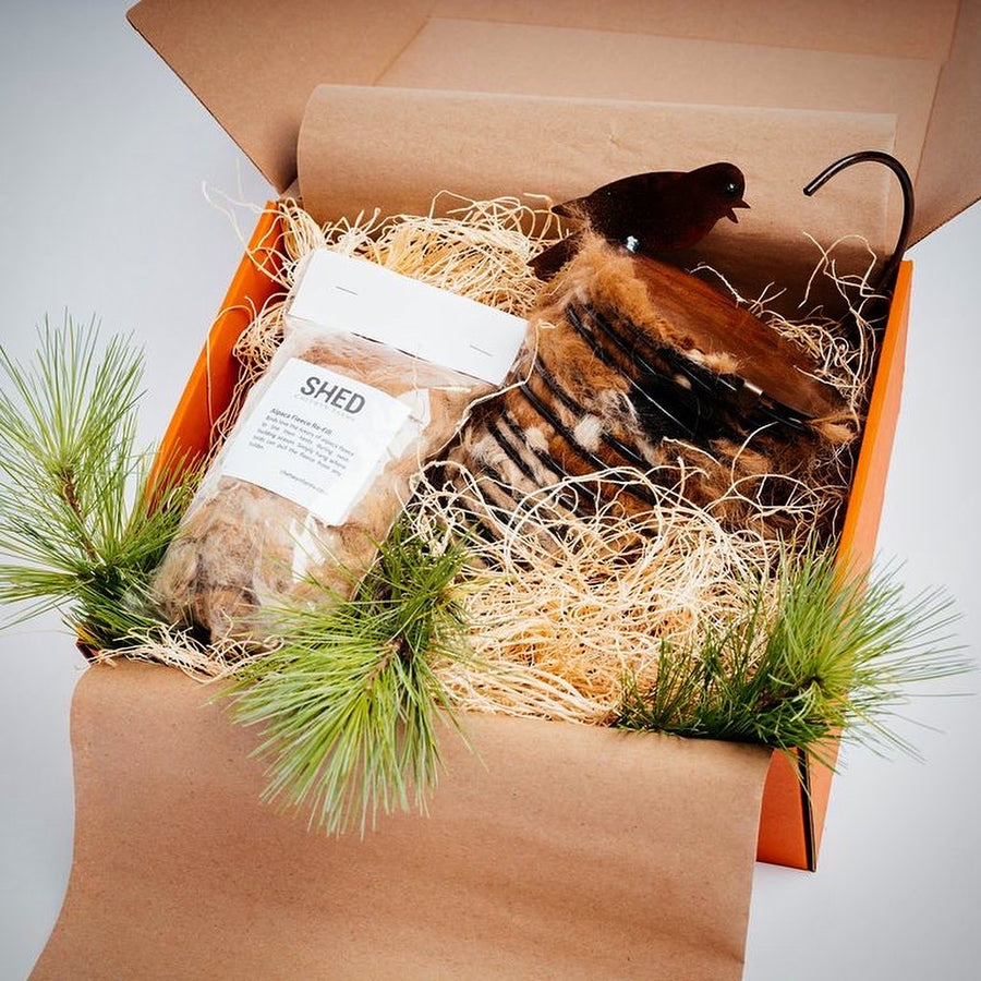 Alpaca Fleece Feeder Gift Set  -  “Birders” Gift Sets