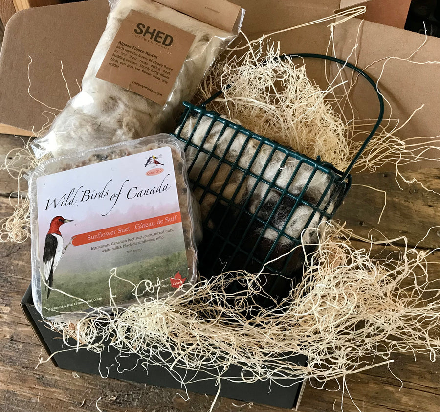 Alpaca Fleece Bird Nester Gift Set – SHED Chetwyn Farms