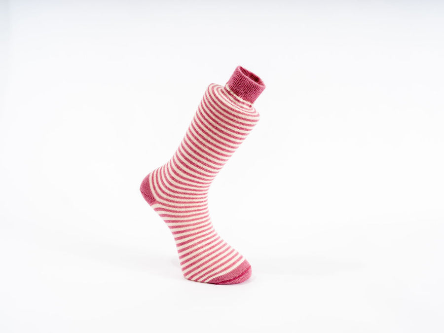 Alpaca Socks - Ladies Everyday Casual “Stripy”