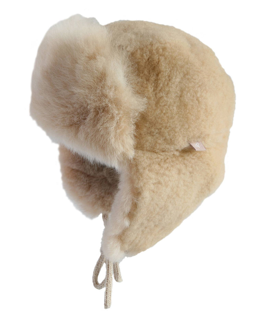 Alpaca Fur Hat Baby “Trapper” Style Hat – SHED Chetwyn Farms