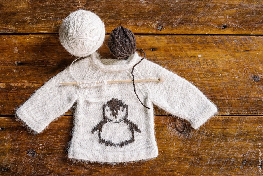 PATTERN - Penguin Child's Sweater - SHED Chetwyn Farms