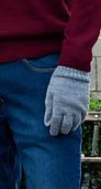 Gloves - fine-knit alpaca